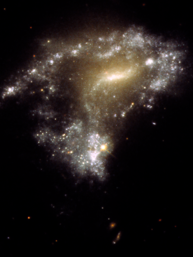 Revelations from the Cosmos: Hubble’s Insight into Star Formation Amid Galaxy Collisions